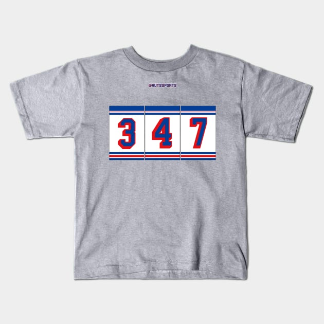 Rep Your Area Code (NYR 347) Kids T-Shirt by RUTSSports